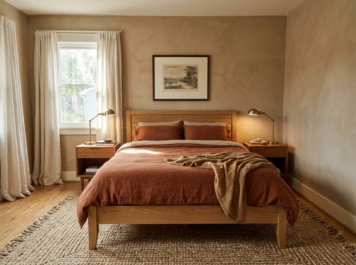 Refreshed bedroom